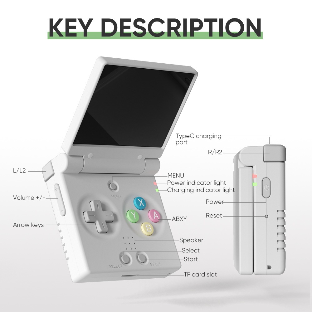 Miyoo Flip Retro Handheld Game Console (no card) - Image 7