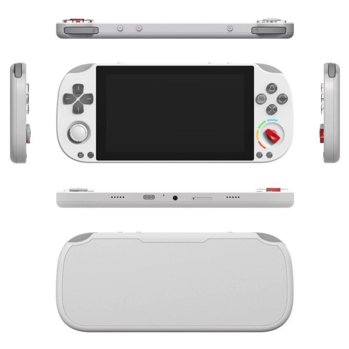 PSK5000 Handheld Game Console: 5" FHD, Hall Joystick, WiFi 6  128GB