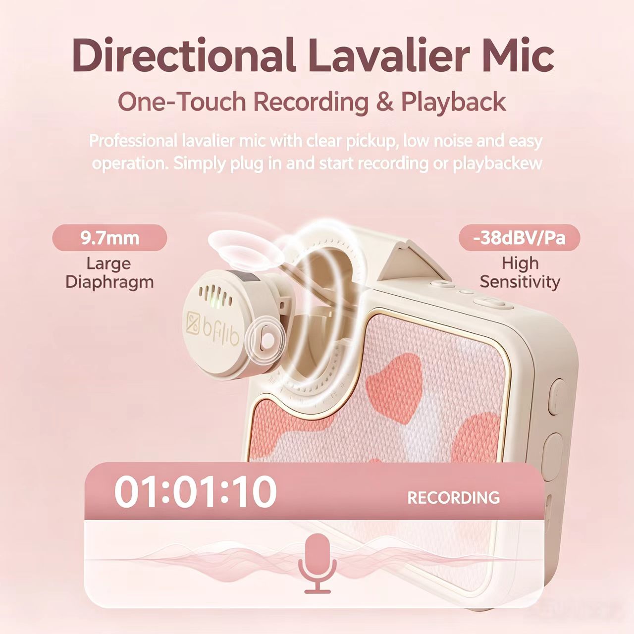 KY01 Mini Bag Speaker with Wireless Microphone - Image 8