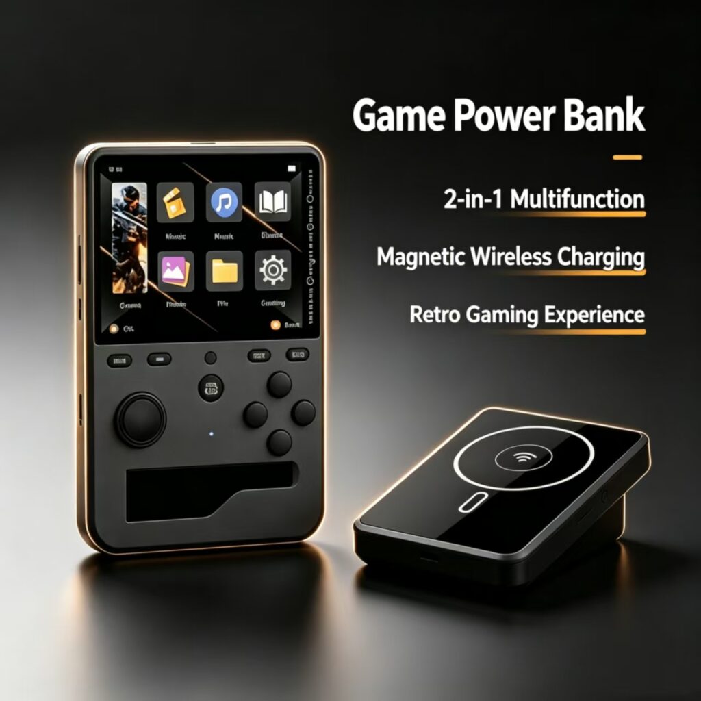 Introducing Our New Innovation: Wireless Charging Retro Gaming Power Bank