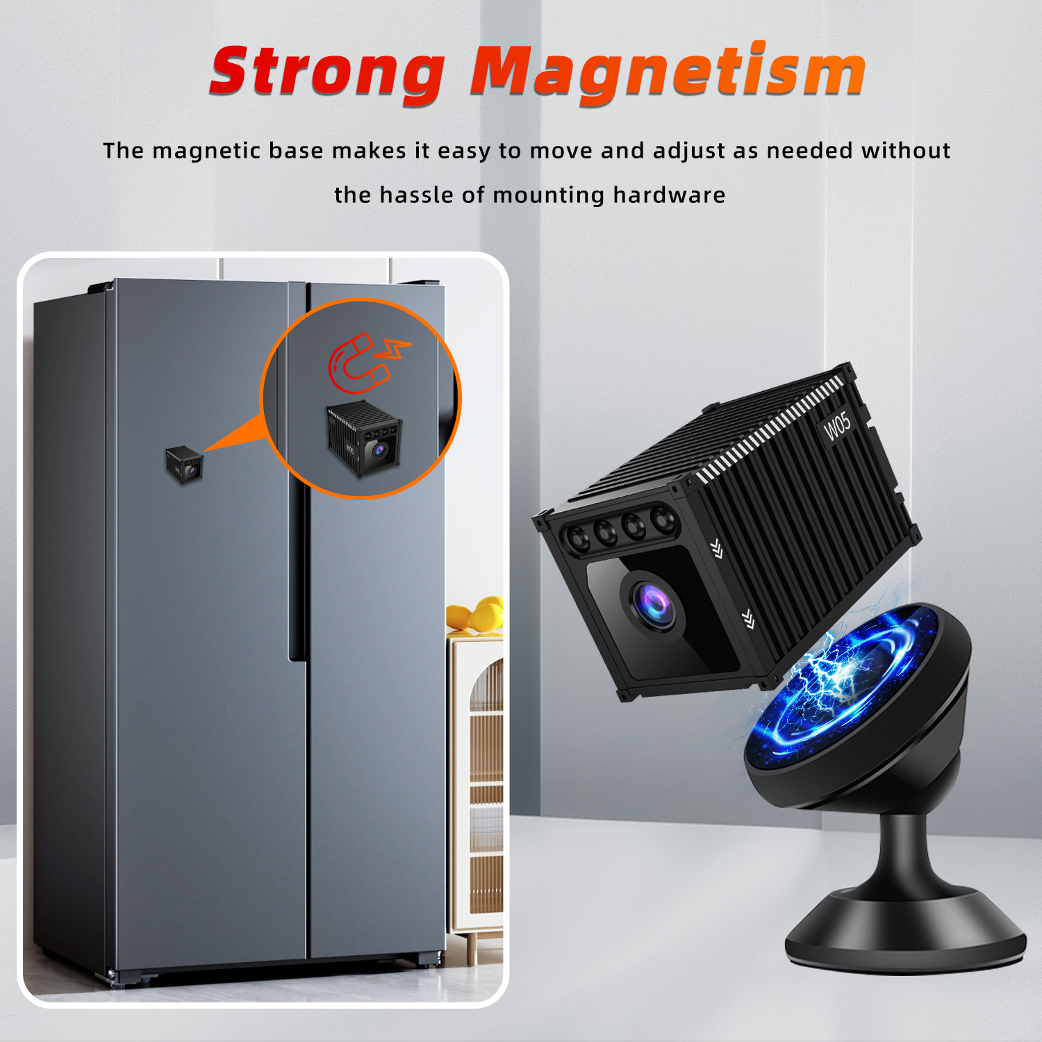 W05 1080P MINI WIFI INDOOR SECURITY CAMERA WITH NIGHT VISION - Image 12