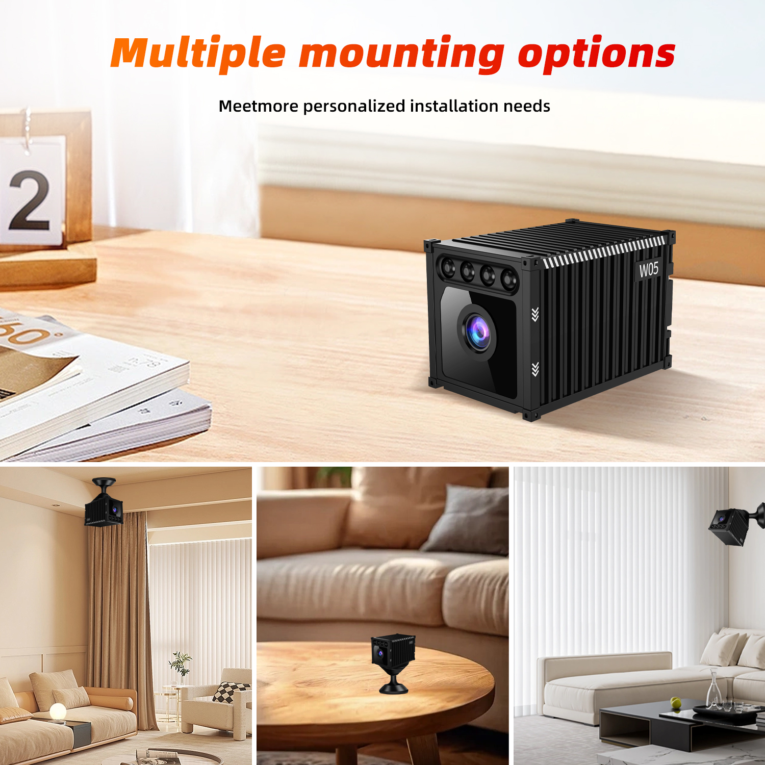W05 1080P MINI WIFI INDOOR SECURITY CAMERA WITH NIGHT VISION - Image 14